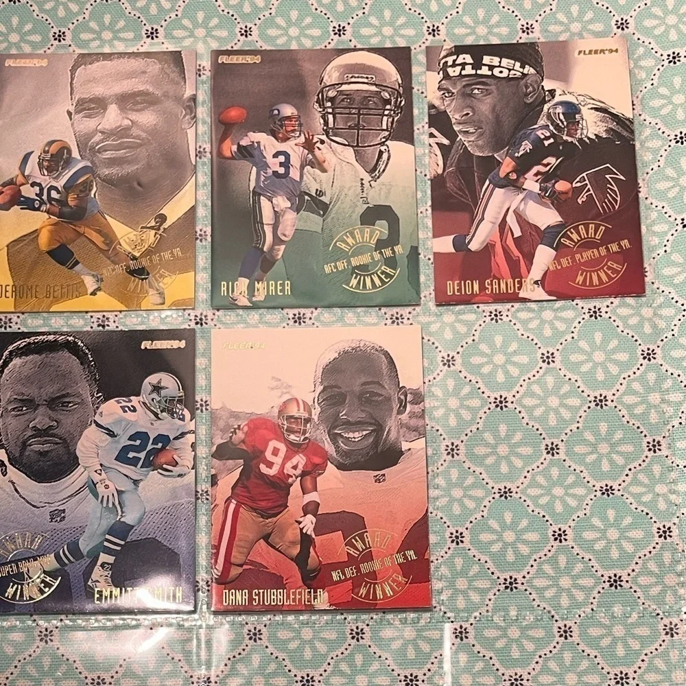 FOOTBALL Error Card - OBO 🏈 NFL Fleer 1993 - 1994 Football Award Cards 5/5